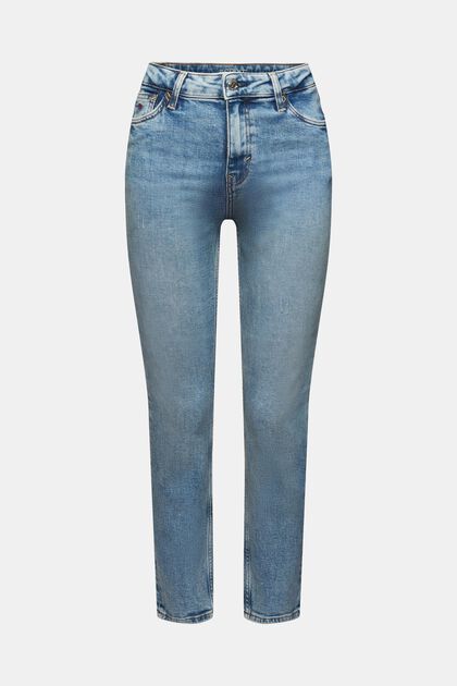 Jeans slim a vita media con stretch