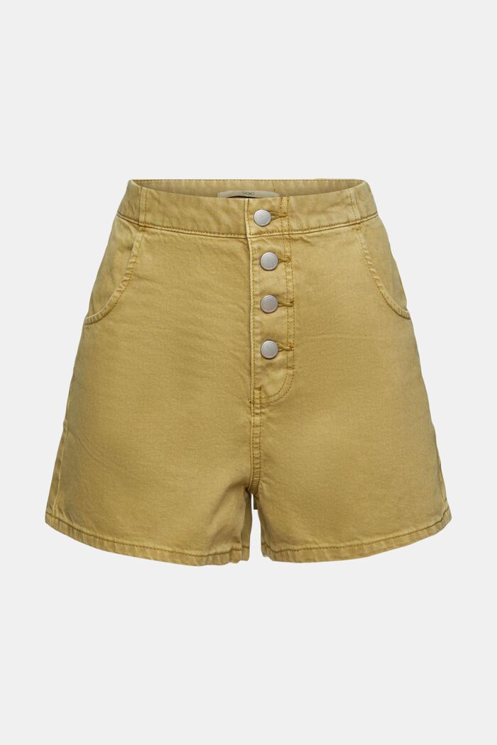 Shorts con abbottonatura, OLIVE, detail image number 2