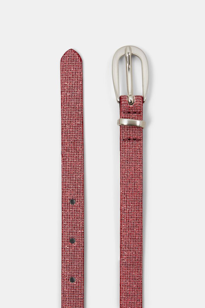 Cintura skinny glitterata, RED, detail image number 1