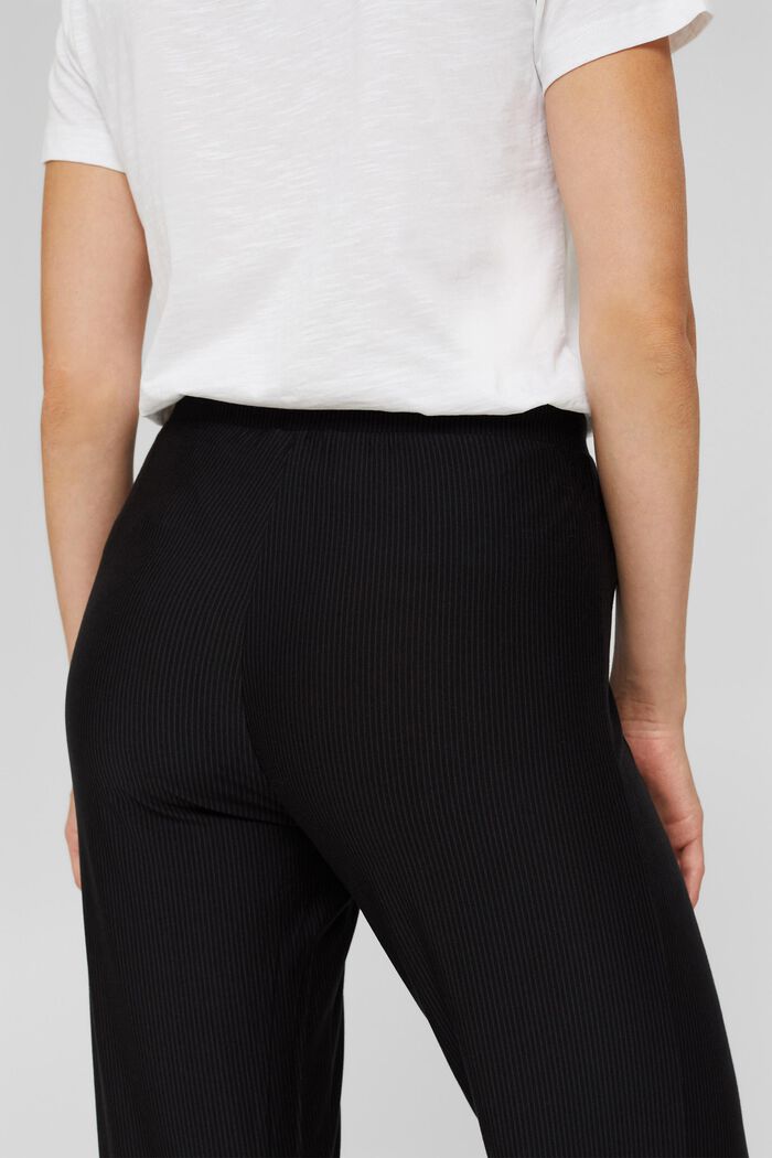 Pantaloni da pigiama con pizzo, LENZING™ ECOVERO™, BLACK, detail image number 2