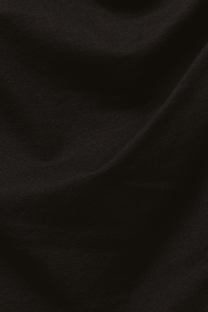 Tuta incrociata in jersey, BLACK, detail image number 5