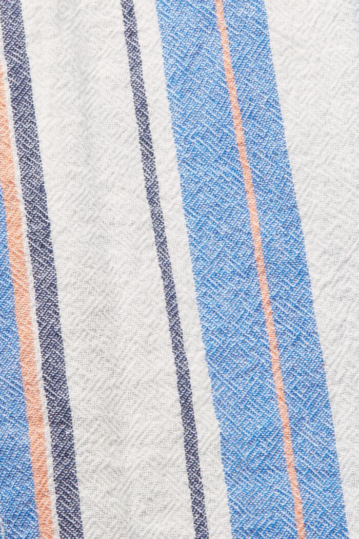 Camicia a manica corta con righe, 100% cotone, BRIGHT BLUE, detail image number 5