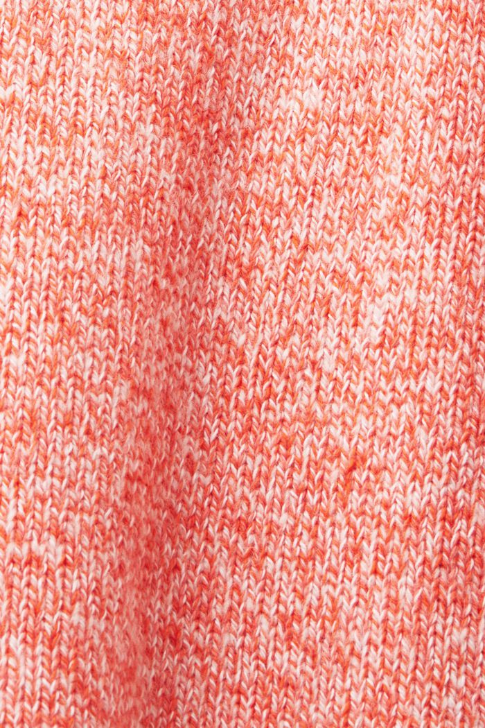 Maglia a girocollo, misto lana, BRIGHT ORANGE, detail image number 4