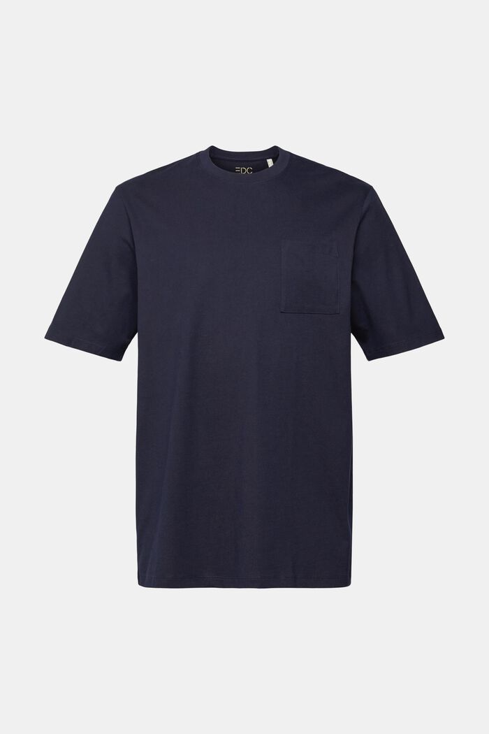T-shirt in jersey, 100% cotone, NAVY, detail image number 2
