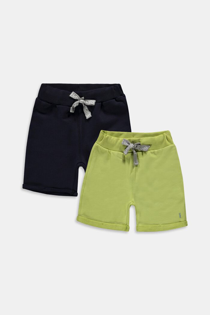 Shorts knitted, CITRUS GREEN, overview