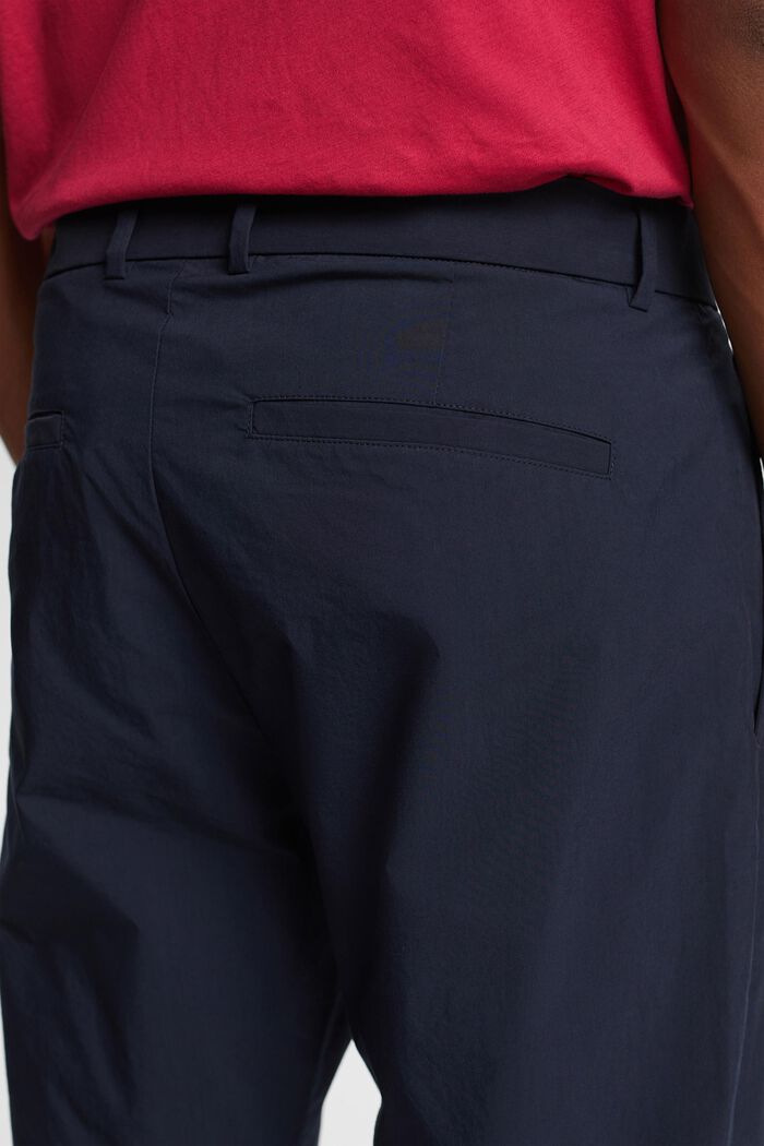 Pantaloni chino leggeri, misto cotone, NAVY, detail image number 4