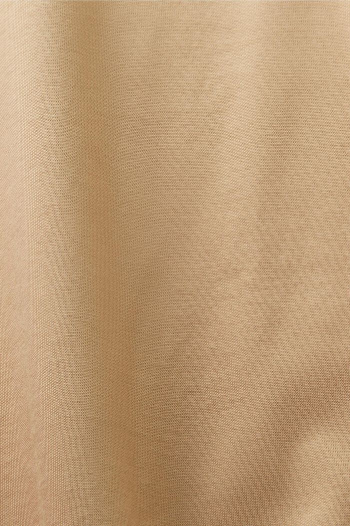 T-shirt unisex in cotone Pima stampato, BEIGE, detail image number 5
