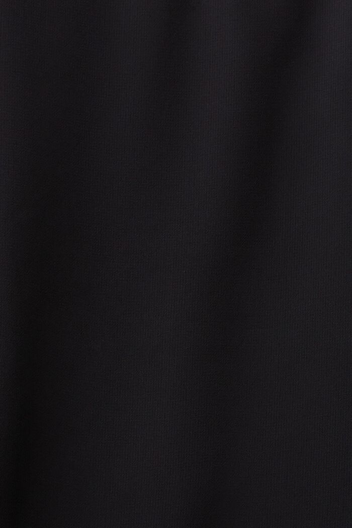 Camicetta di chiffon senza maniche con balza, BLACK, detail image number 4