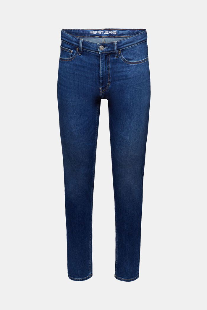 Jeans slim tapered, BLUE MEDIUM WASHED, detail image number 6