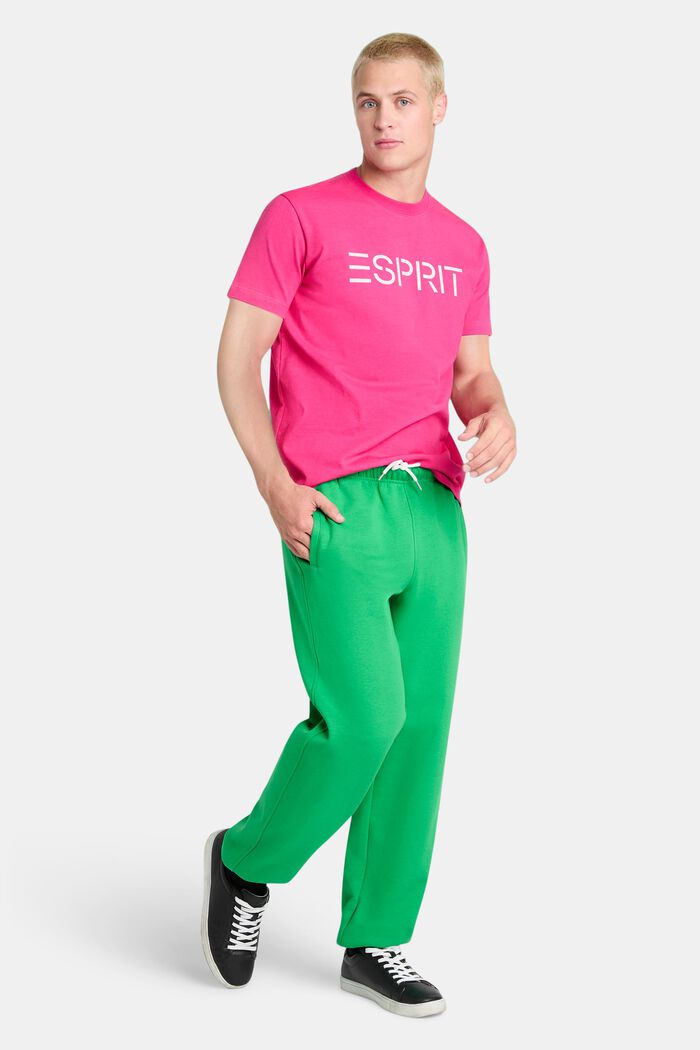 Pantaloni della tuta con logo in pile, GREEN, detail image number 1