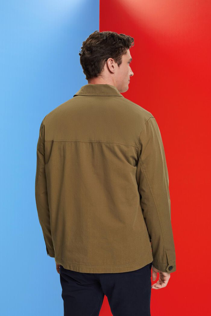 Giacca field in misto cotone, LIGHT KHAKI, detail image number 3