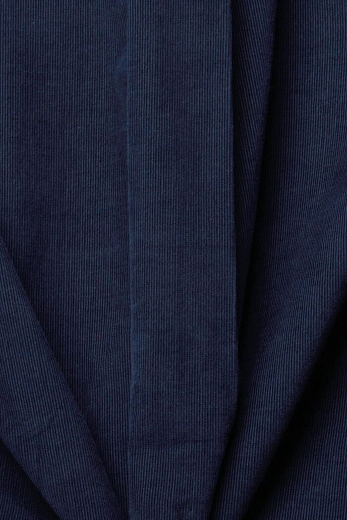 Blusa in velluto sottile, NAVY, detail image number 1