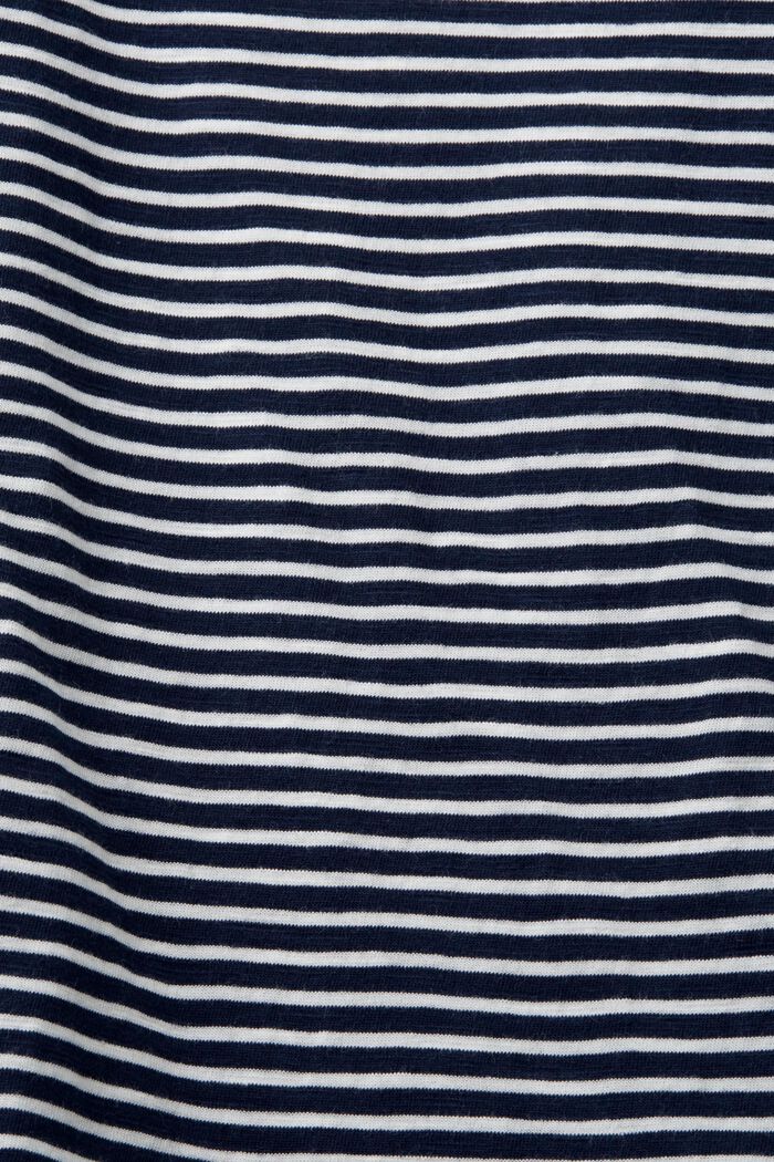 Maglia a manica lunga con righe, NAVY, detail image number 6