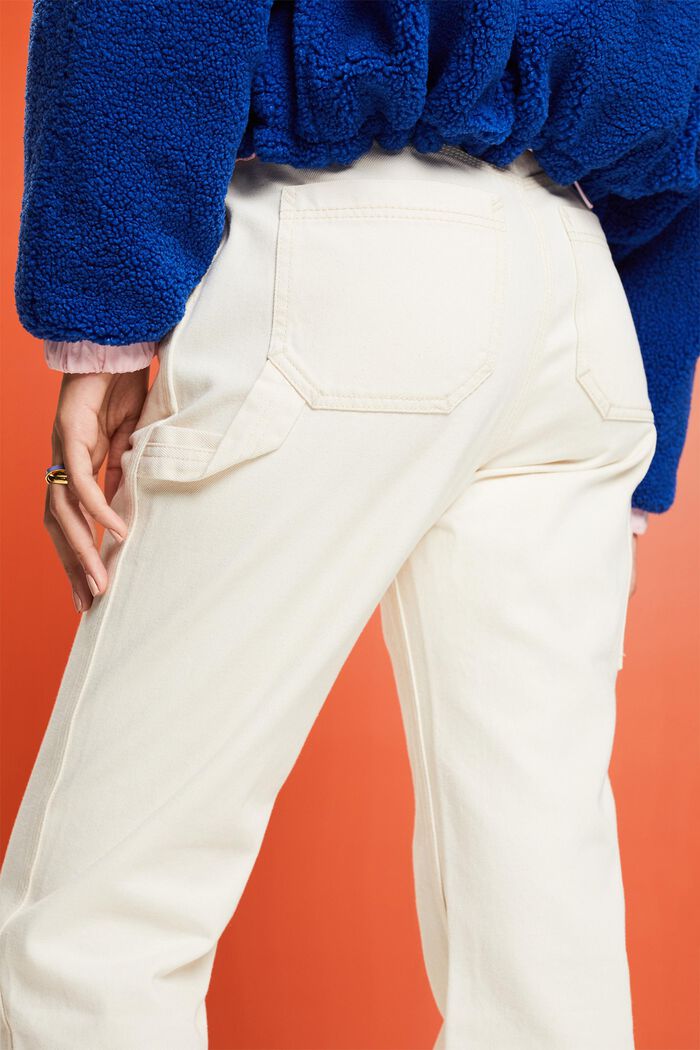 Jeans dritti a vita alta, OFF WHITE, detail image number 2