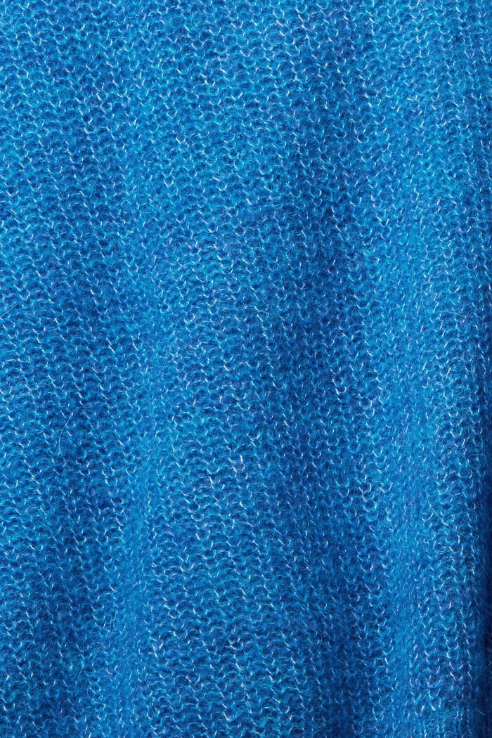 Con alpaca: Cardigan in maglia, BLUE, detail image number 1