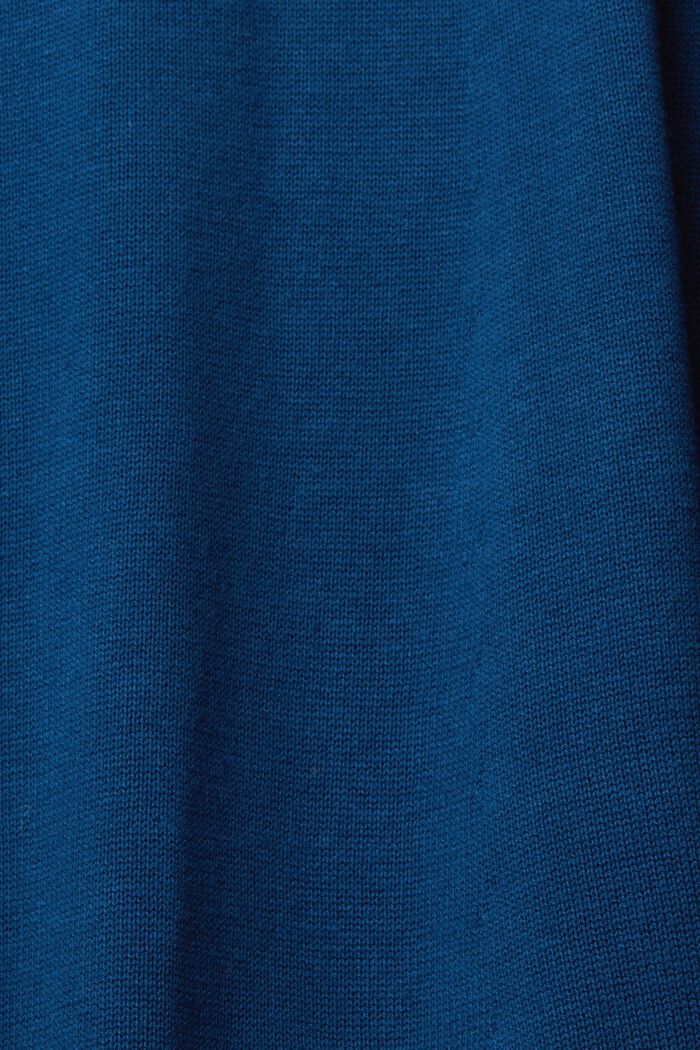 Abito in maglia a dolcevita, PETROL BLUE, detail image number 1