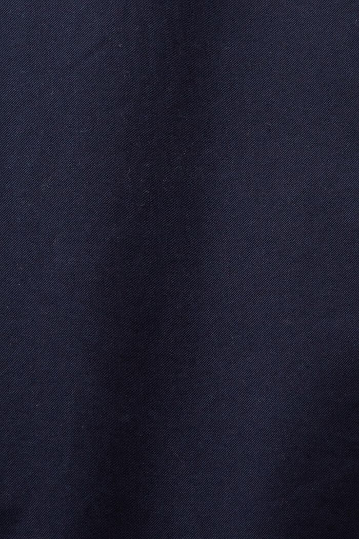 Pantaloncini stile chino in cotone sostenibile, NAVY, detail image number 6