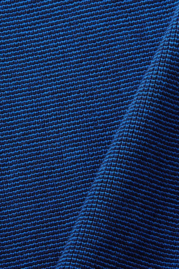 Pullover a righe con collo a lupetto, NAVY, detail image number 5