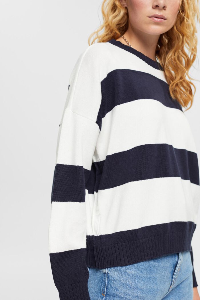 Pullover a maglia Relaxed Fit, NAVY BLUE, detail image number 0