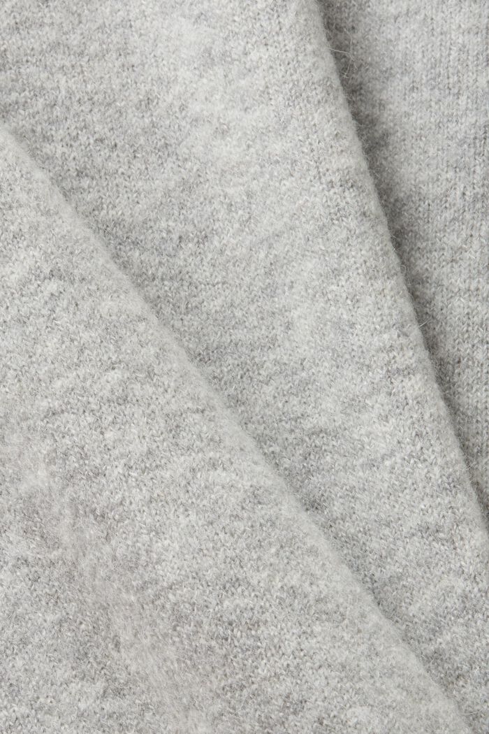 Pullover girocollo a maglia, LIGHT GREY, detail image number 5