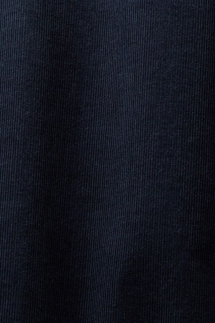 Camicia di velluto, 100% cotone, PETROL BLUE, detail image number 5