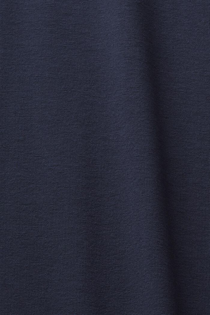 Top a maniche lunghe smerlato, NAVY, detail image number 5