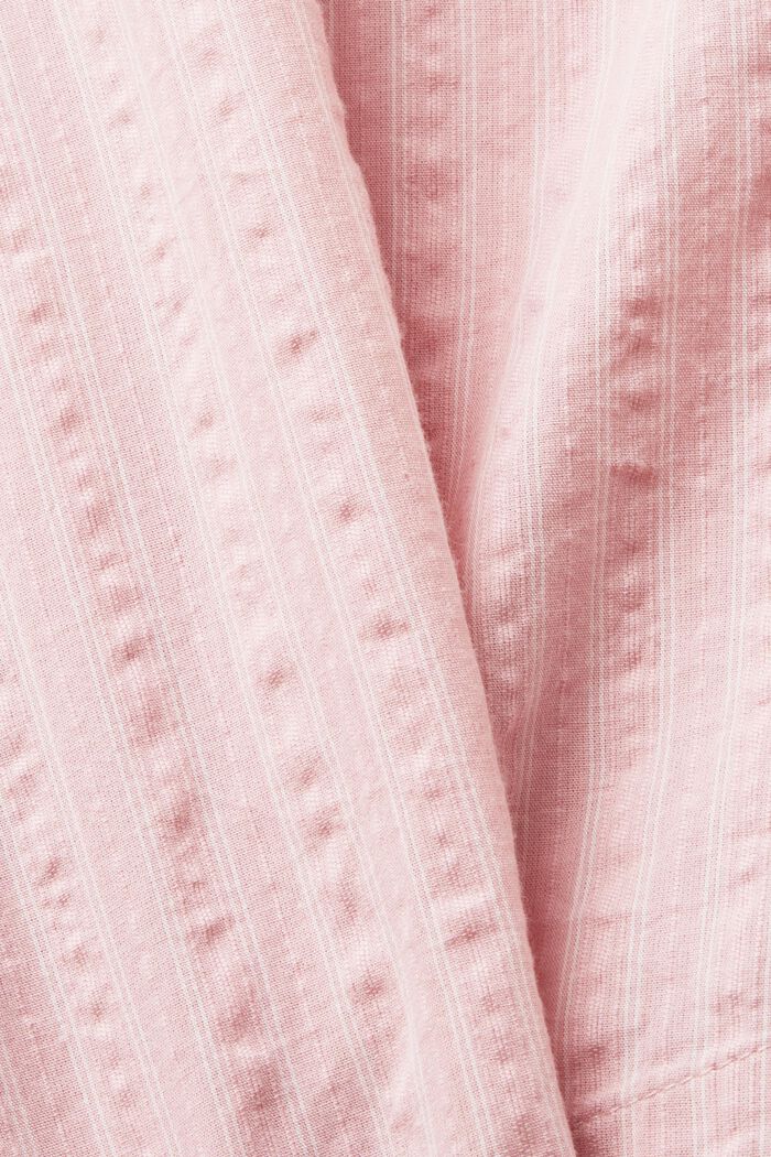 Blusa oversize a righe, OLD PINK, detail image number 5