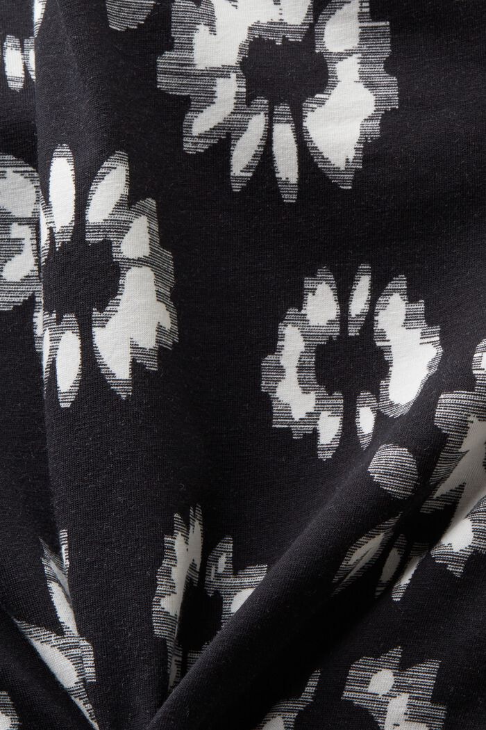 Maglia a maniche lunghe con stampa, BLACK, detail image number 5
