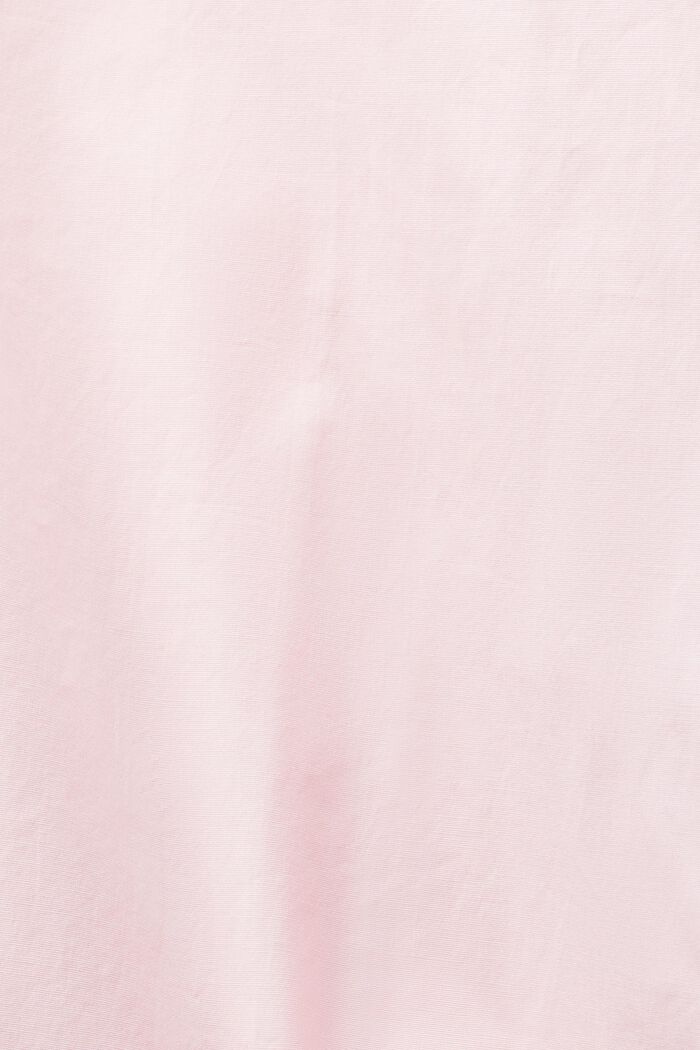 Camicia button-up in popeline di cotone, PASTEL PINK, detail image number 5