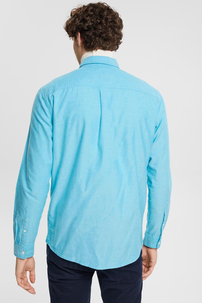 Camicia button-down, AQUA GREEN, detail image number 3
