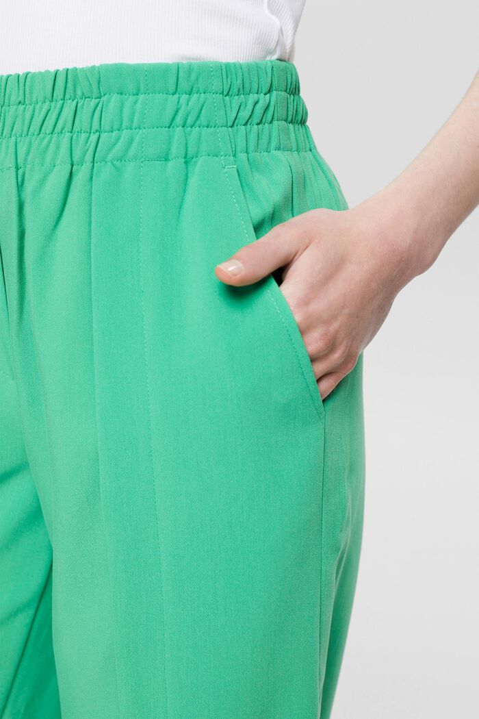 Pantaloni con gamba larga, GREEN, detail image number 2