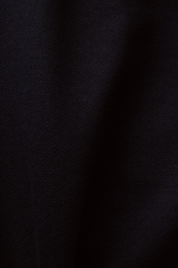 Pantaloncini felpati, 100% cotone, BLACK, detail image number 4