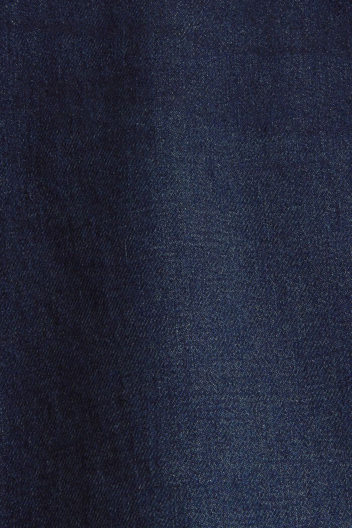 Shorts in jeans di cotone, BLUE DARK WASHED, detail image number 1