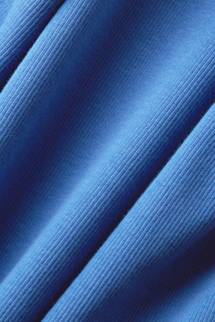 Abito in jersey a coste, GREY BLUE, detail image number 6