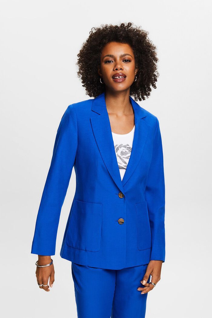 Mix and Match Blazer monopetto, BRIGHT BLUE, detail image number 4