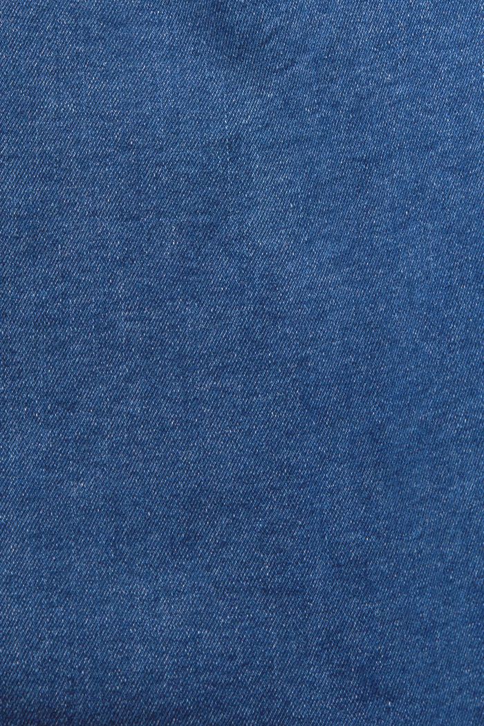 Miniabito in denim a camicia, BLUE MEDIUM WASHED, detail image number 4