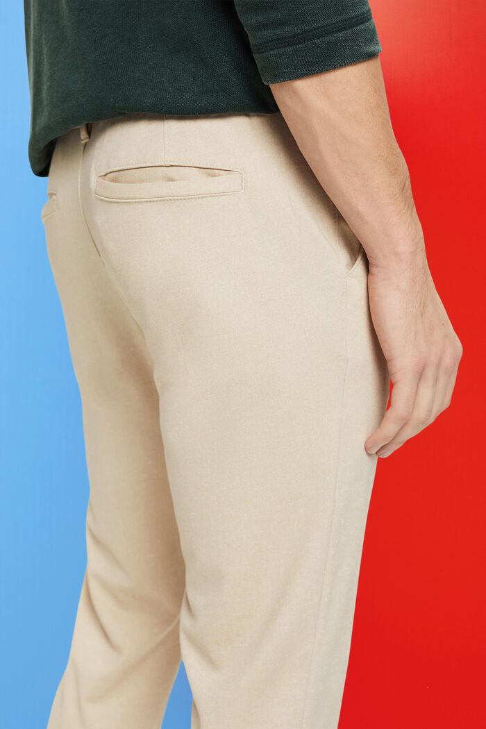 Pantaloni smart in stile jogger, LIGHT BEIGE, detail image number 2