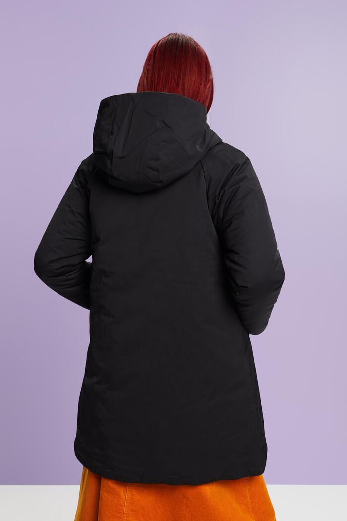 Cappotto in piumino reversibile, BLACK, detail image number 4