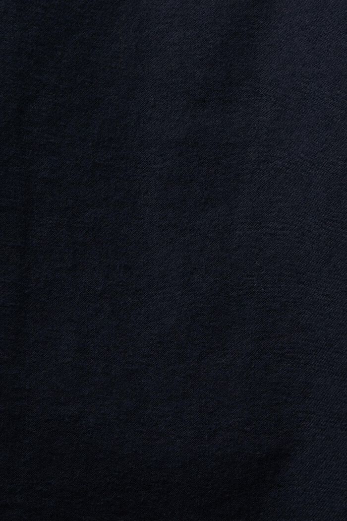 Camicia in flanella di cotone, PETROL BLUE, detail image number 5