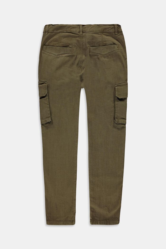 Pantaloni cargo con cintura regolabile, OLIVE, detail image number 1