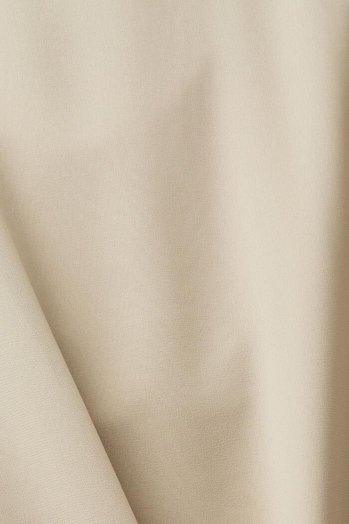 Maglia in chiffon con ruches, DUSTY GREEN, detail image number 6
