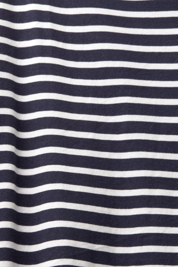 Top del pigiama a righe, NAVY, detail image number 4