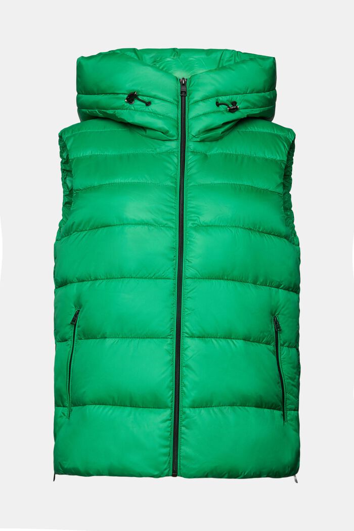 In materiale riciclato: gilet trapuntato, GREEN, detail image number 6