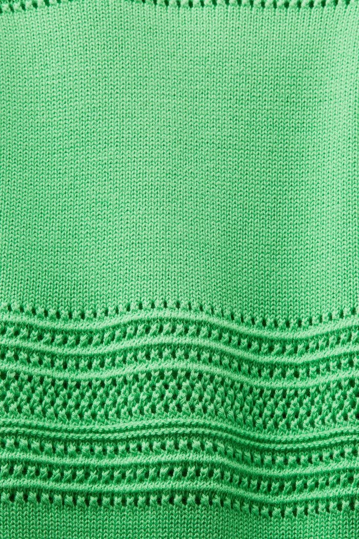 Pullover in mesh senza maniche, CITRUS GREEN, detail image number 5