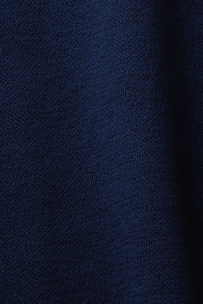 Pullover a girocollo in misto lana, NAVY, detail image number 5