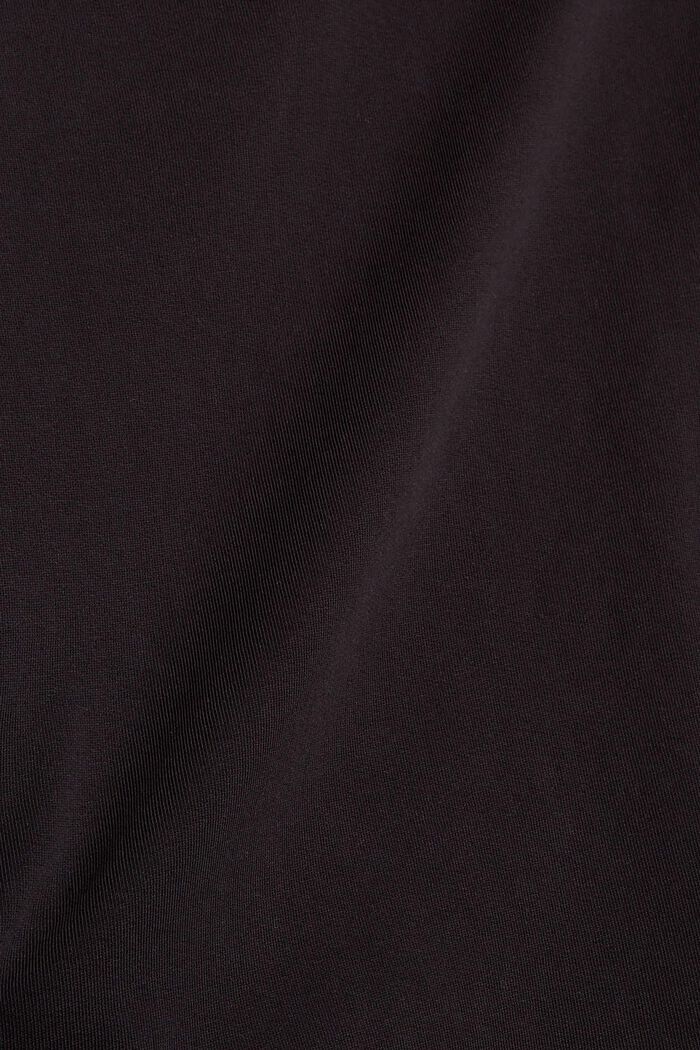 Felpa in puro cotone, BLACK, detail image number 1