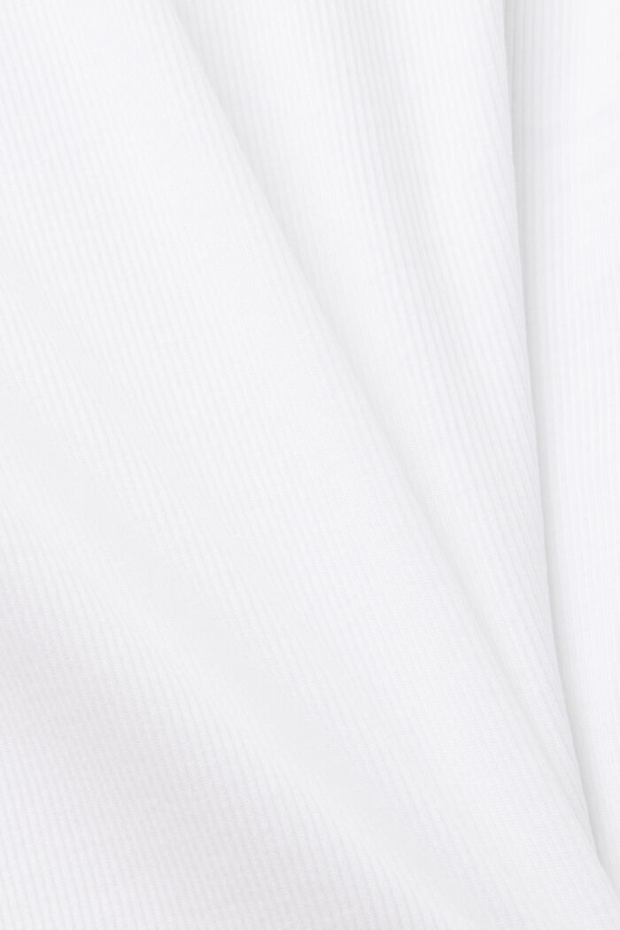 T-shirt in jersey a coste, WHITE, detail image number 5