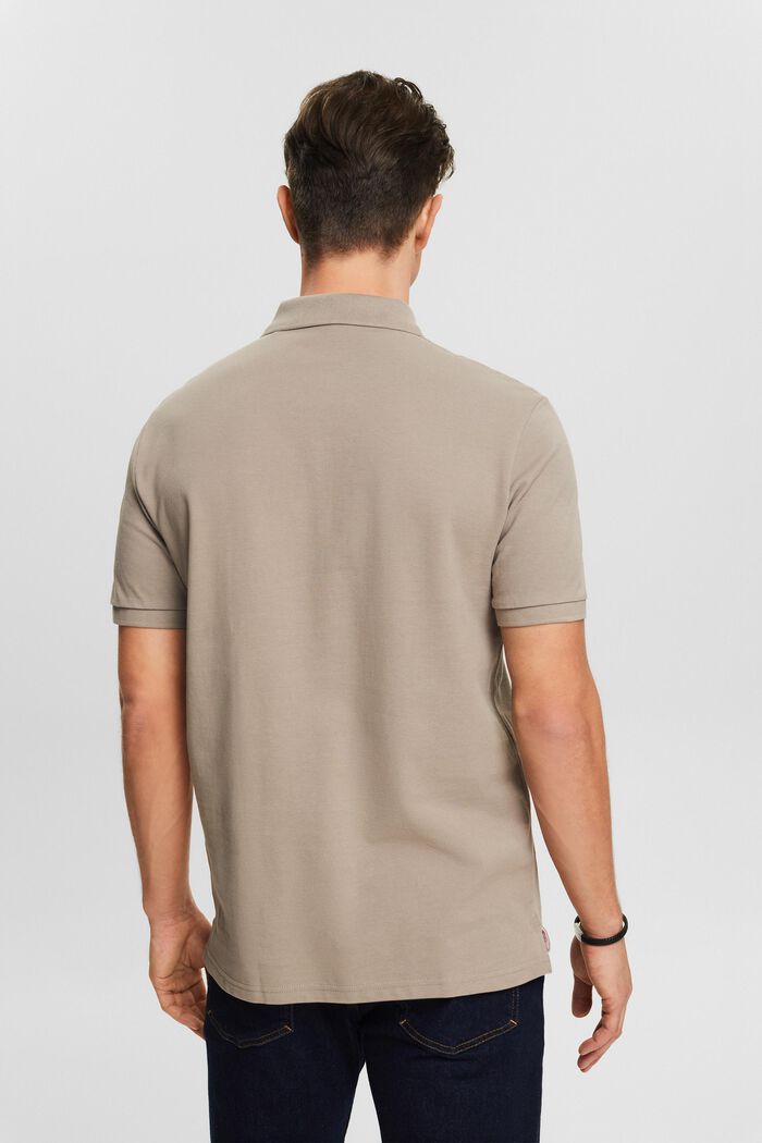 Polo in piqué, LIGHT TAUPE, detail image number 2