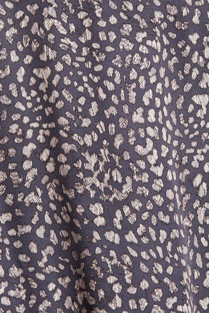 T-shirt con stampa leopardata, LENZING™ ECOVERO™, DARK BLUE, detail image number 4
