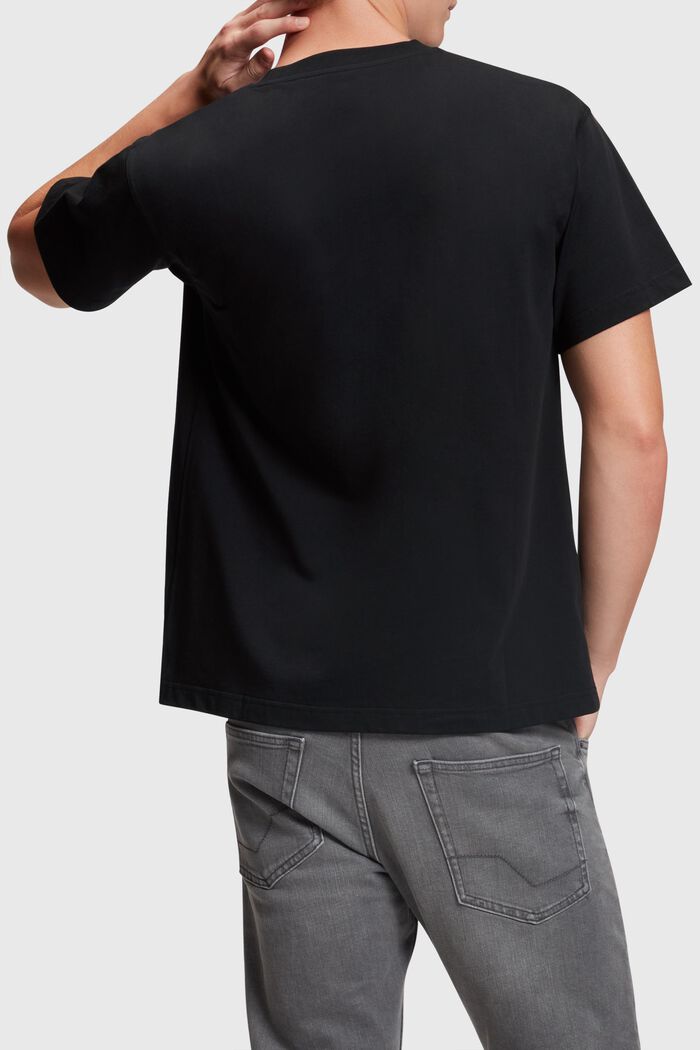 T-shirt AMBIGRAM mono, BLACK, detail image number 1